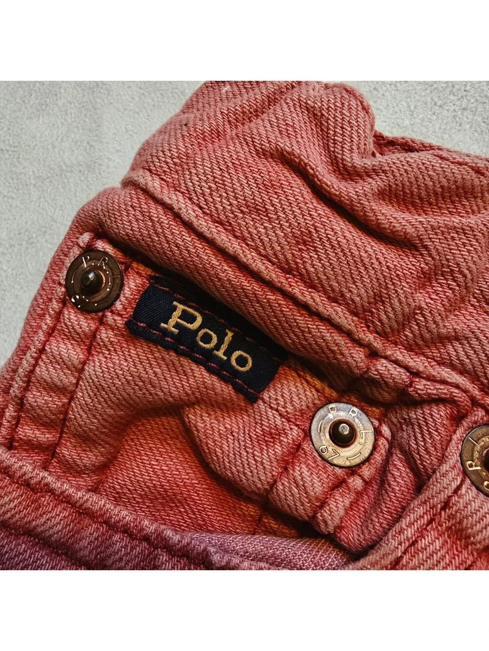 Polo Ralph Lauren Boys' Red Denim Shorts Size 6